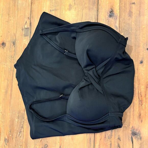 Kona Sol Maternity Black One Piece Swimsuit Black Size S - Picture 9 of 11